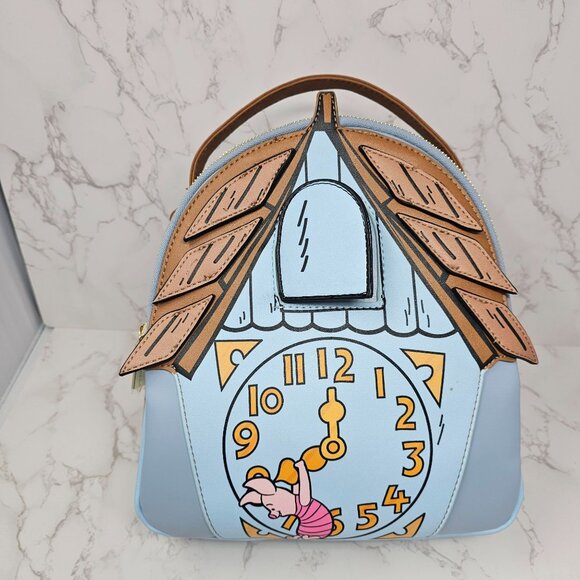 NWT Danielle Nicole Disney Winnie the Pooh Cuckoo Clock Mini Backpack - Picture 2 of 9
